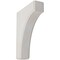 Ekena Millwork 1 3/4"W x 6"D x 8"H Clarksville Wood Vintage Decor Bracket, Chalk Dust White BKTWD02X06X08CVWH - alternate 1